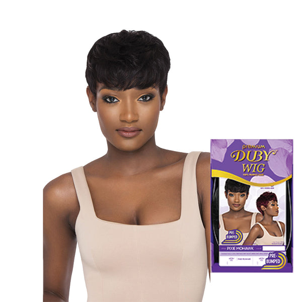 OUTRE Perimium Duby Wig Human Hair Full Cap Wig - PIXIE MOHAWK