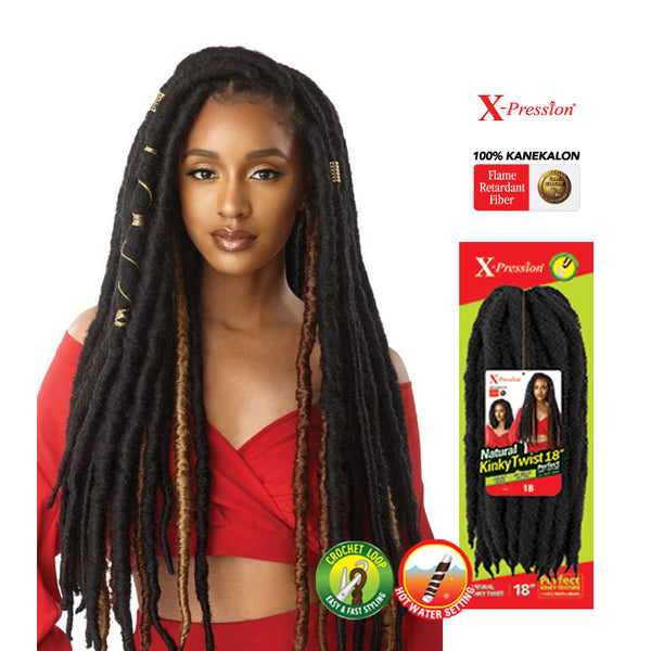 OUTRE X-Pression Natural Kinky Twist 18"