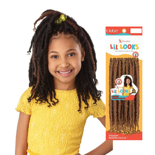 OUTRE X-Pression LiL Looks Straight Bahama Locs 10" (Enfants)