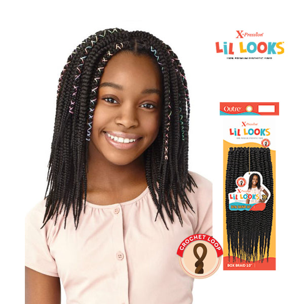 OUTRE X-Pression LiL Looks Box Braid 10" (Kids)