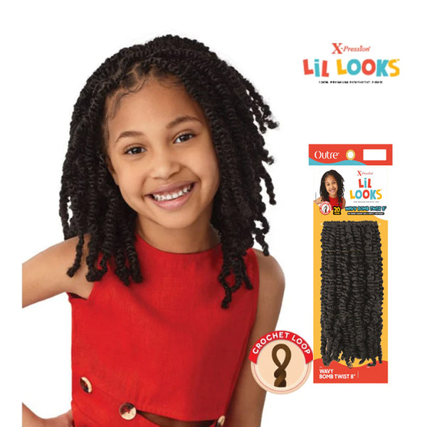 OUTRE X-Pression LiL Looks Wavy Bomb Twist 8" (Enfants)