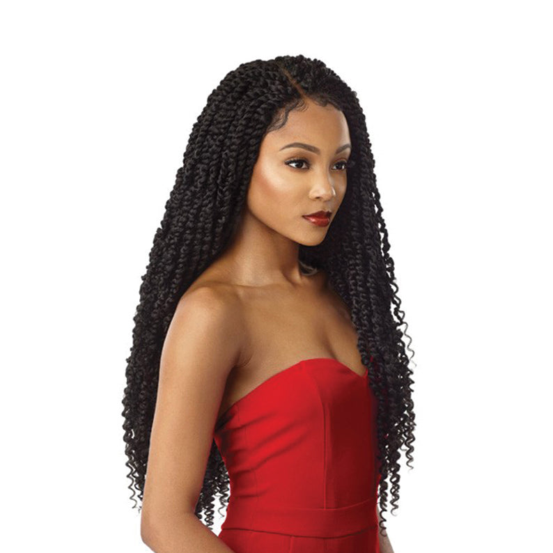 OUTRE X-Pression Twisted Up 4X4 Lace Front Wig - PASSION TWIST 28"