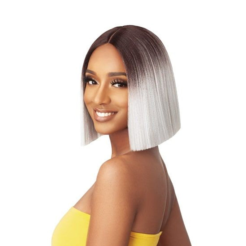 OUTRE Synthetic Blunt Cut Lace Part Daily Wig MIKAYLA