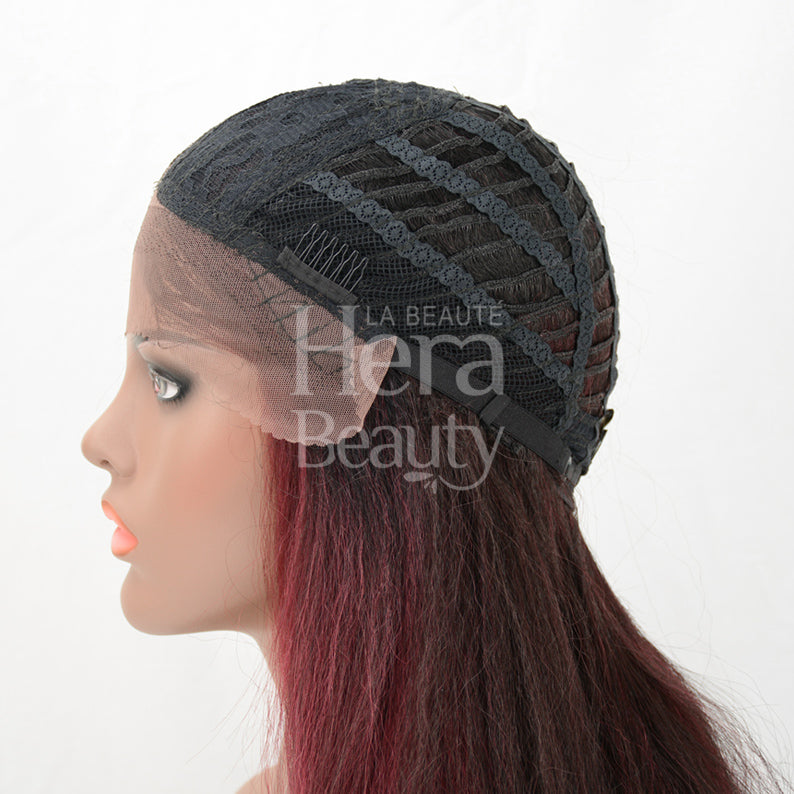 Perruque synthétique NEESHA SOFT &amp; NATURAL en cheveux synthétiques avec dentelle frontale NEESHA203 24"