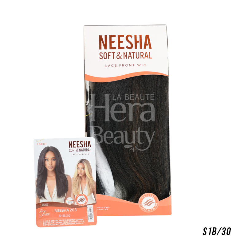 Perruque synthétique NEESHA SOFT &amp; NATURAL en cheveux synthétiques avec dentelle frontale NEESHA203 24"