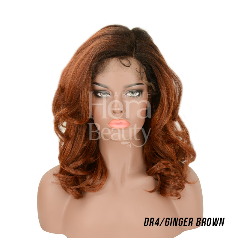 Perruque synthétique à dentelle frontale douce et naturelle Neesha Neesha205