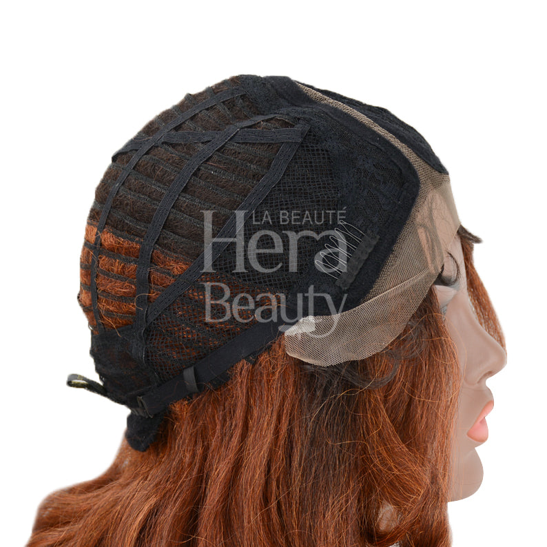 Perruque synthétique à dentelle frontale douce et naturelle Neesha Neesha205