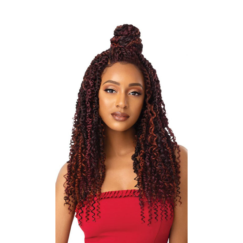 OUTRE X-Pression Twisted Up 4X4 Lace Front Wig -  BOHO PASSION WATERWAVE 22"