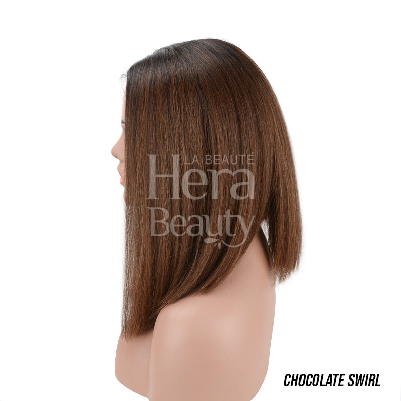 Perruque synthétique à dentelle frontale ANNIE BOB 12"