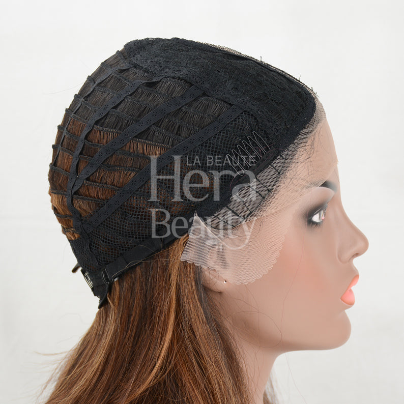 Perruque synthétique à dentelle frontale ANNIE BOB 12"