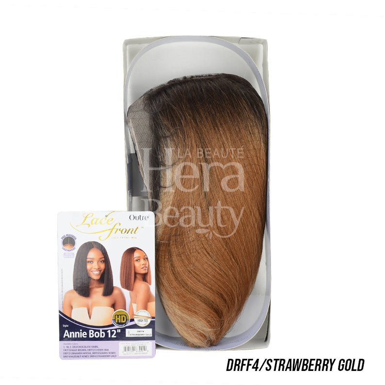 Perruque synthétique à dentelle frontale ANNIE BOB 12"