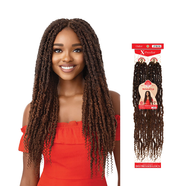 OUTRE X-Pression Twisted Up 2X BONITA CRUSH LOCS Crochet Tresse 24"