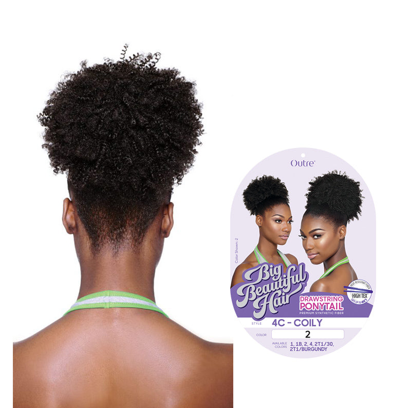 Queue de cheval à cordon 4C Coily pour cheveux longs et magnifiques