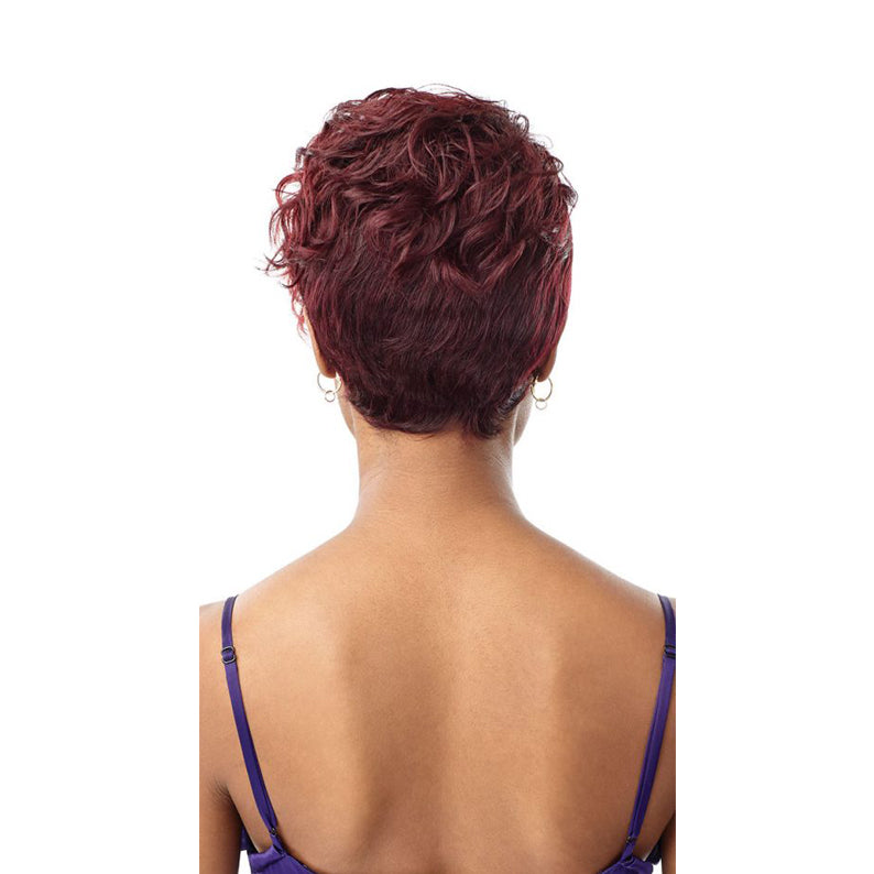 Premium Duby 100% Human Hair Full Cap Wig Clipper Cut Body Curl