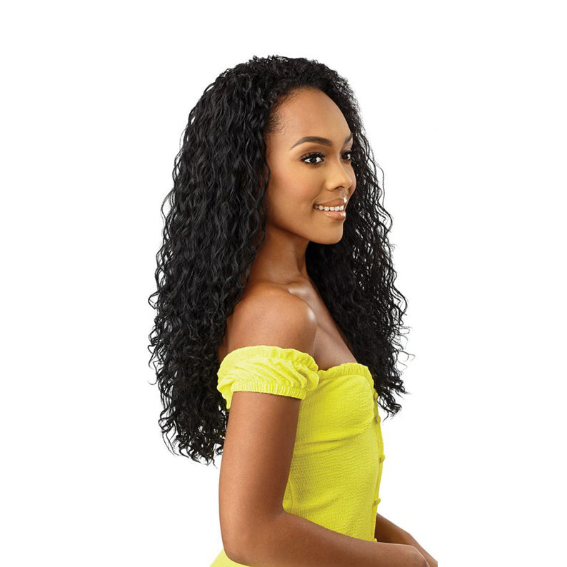 Converti Cap Synthetic Wet & Wavy Half Wig Waterfall In Love