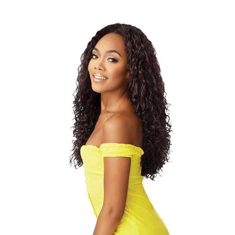 Converti Cap Synthetic Wet & Wavy Half Wig Waterfall In Love