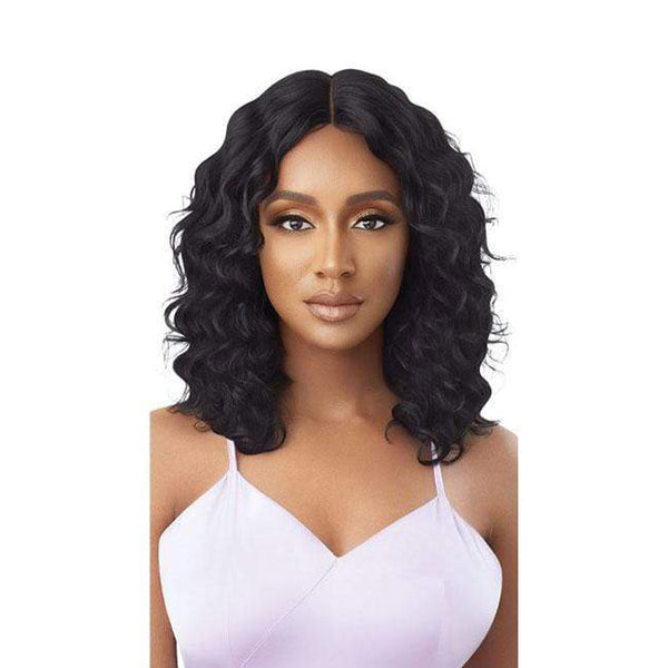 OUTRE My Tresses Purple Label No Knot Part 100% Unprocessed Human Hair Lace Wig - ORIANA