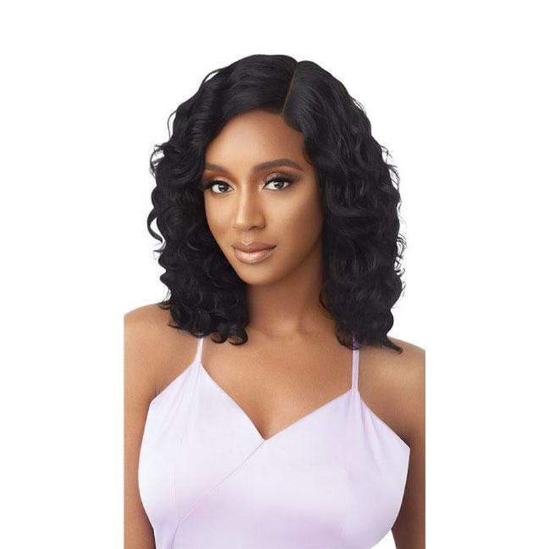 OUTRE My Tresses Purple Label No Knot Part 100% Unprocessed Human Hair Lace Wig - ORIANA