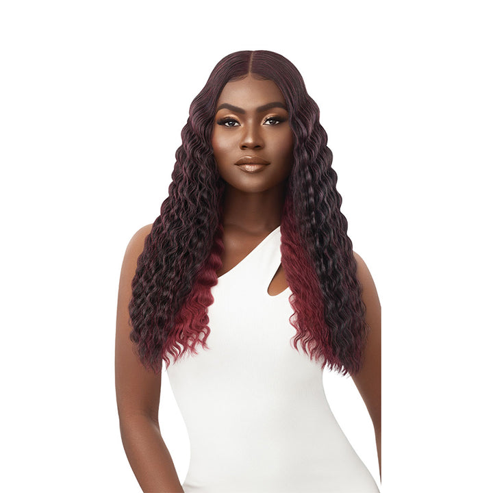 OUTRE Sleeklay Part Synthetic Hair Part Lace Front Wig - PERLA 22"