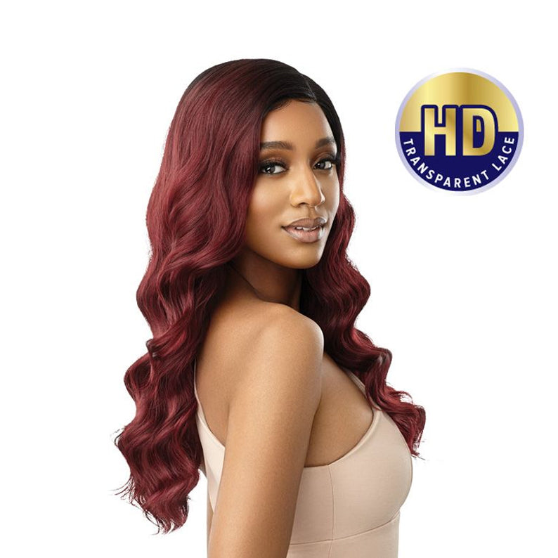 OUTRE Synthetic HD Transparent Lace Front Wig - TENALIE