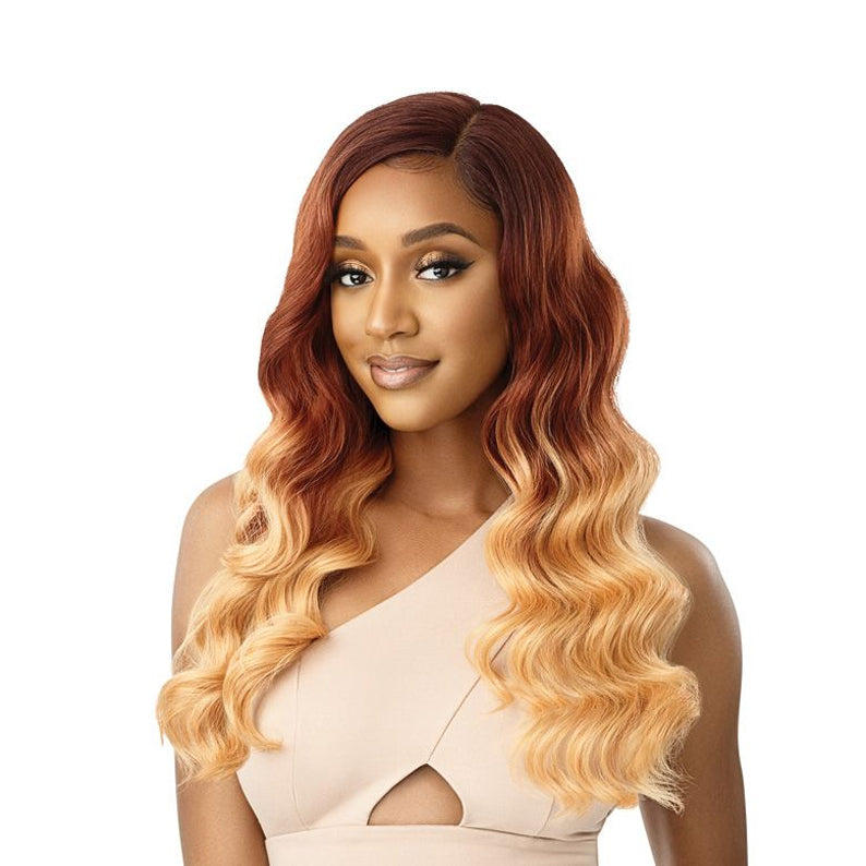 OUTRE Synthetic HD Transparent Lace Front Wig - TENALIE