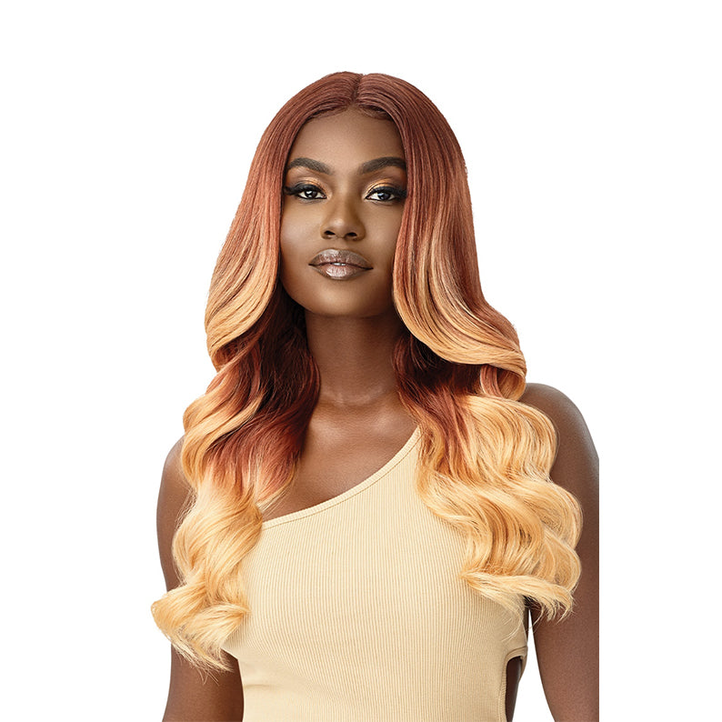  Outre Synthetic Pre-Plucked HD Transparent Lace Front