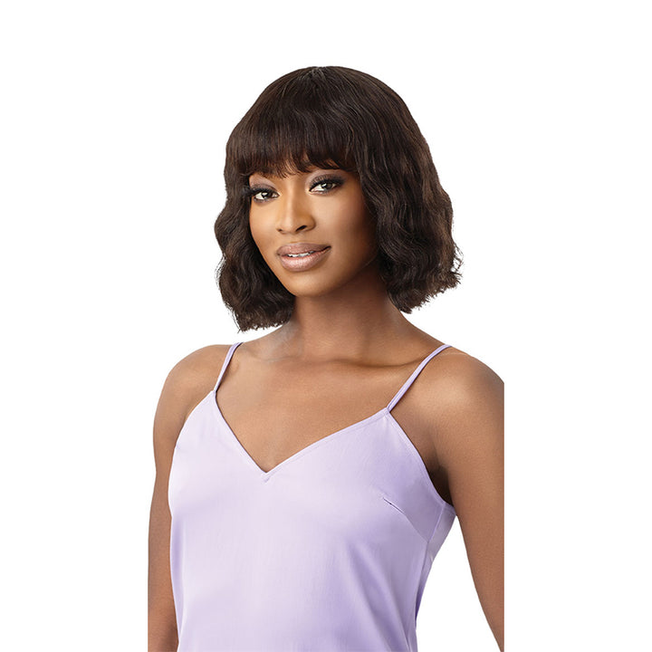 OUTRE MYTRESSES PURPLE 100% Unprocessed Human Hair Full Cap Wig ASAMI 12"-14"