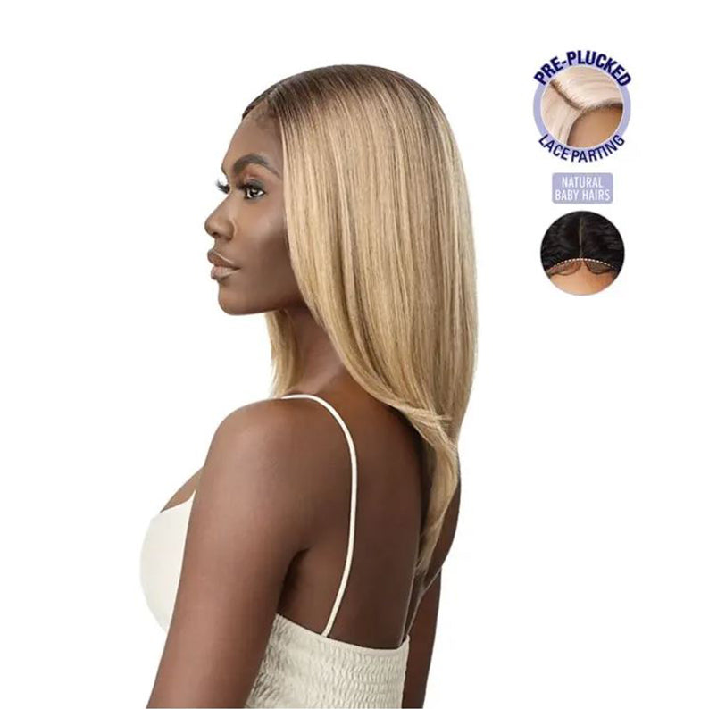 OUTRE Synthetic HD Transparent Lace Front Wig - NOELIA