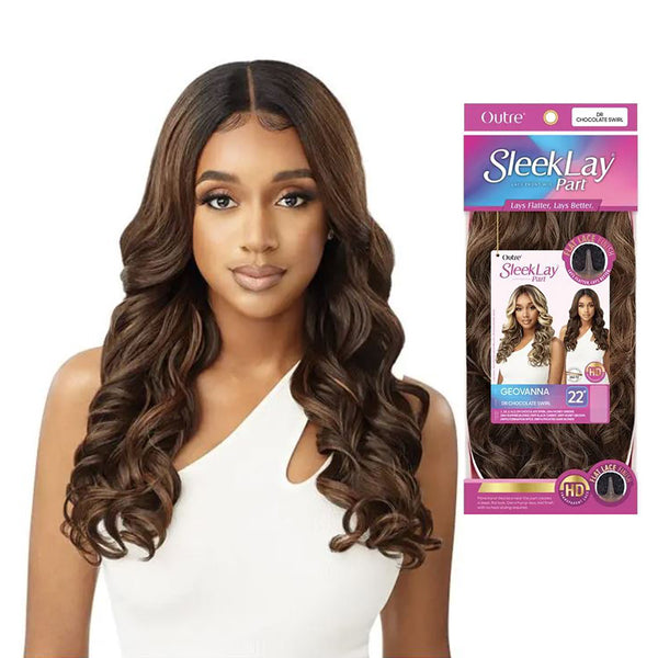 OUTRE SLEEKLAY PART Synthetic Hair Part Lace Front Wig GEOVANNA 22"