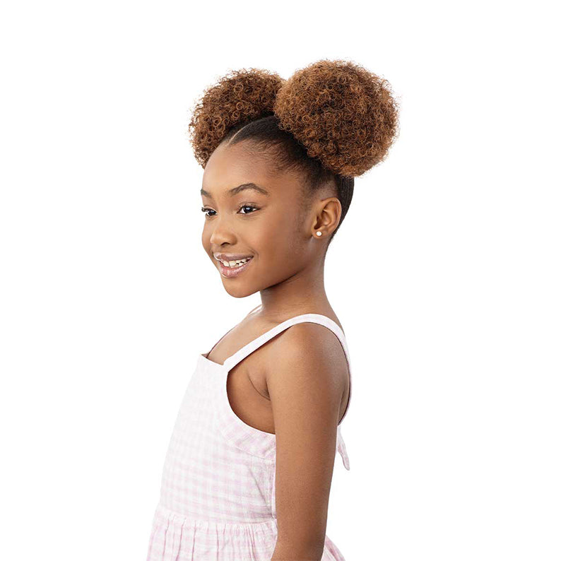Outre Lil Looks Synthetic Drawstring Ponytail - DUO PUFFS