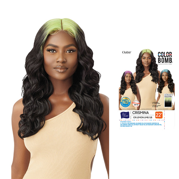 OUTRE COLORBOMB Synthetic Hair Lace Front Wig CRISMINA 22"