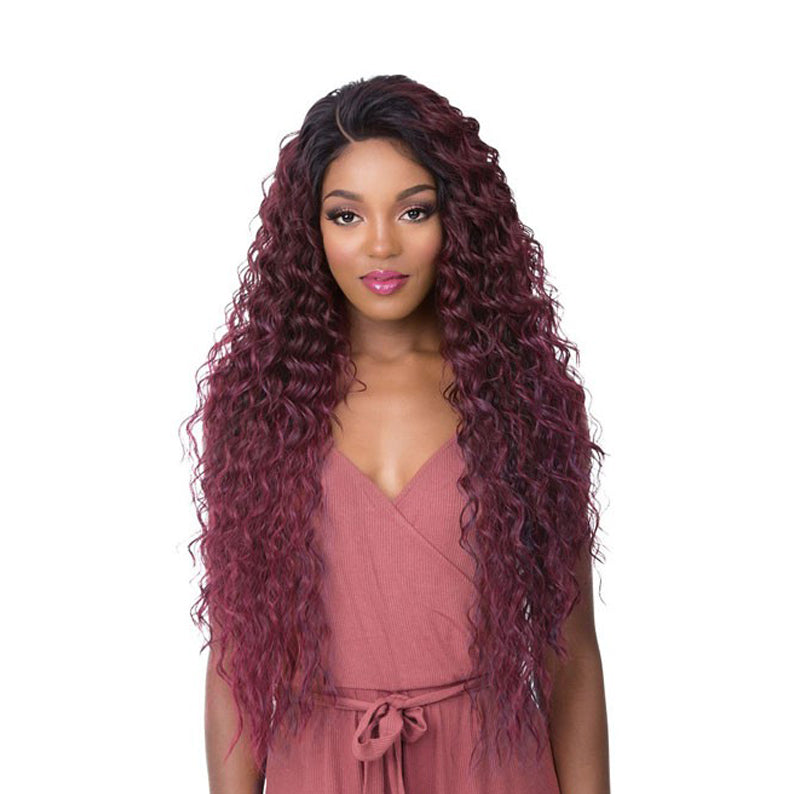 IT'S A WIG 360 All-Round 100% Human Hair Premium Mix Deep Full Lace Wig 360 Lace TAMARA