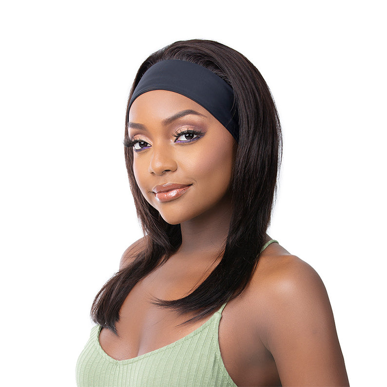 IT S A WIG Human Hair Lace Front Wig HEADBAND WIG 7