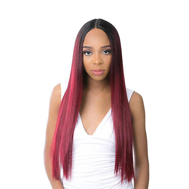 IT'S A WIG Human Hair Premium Mix HD Lace Wig - STRAIGHT 30"