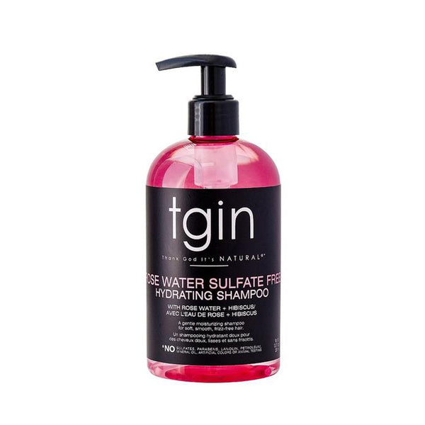 TGIN Rose Water Sulfate-Free Hydrating Shampoo 13Oz