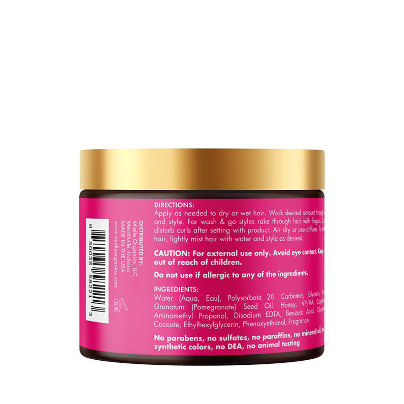 Gel coiffant à tenue maximale Organics Grenade et Miel