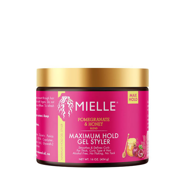 MIELLE ORGANICS Pomegranate & Honey Maximum Hold Gel Styler 16oz