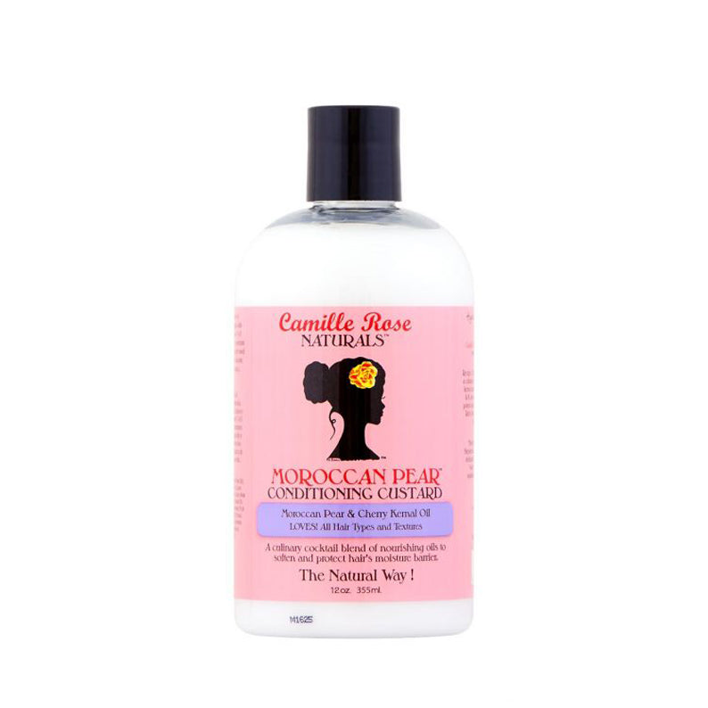 Camille Rose Moroccan Pear hair conditioner conditioning custard for moisturizing and detangling