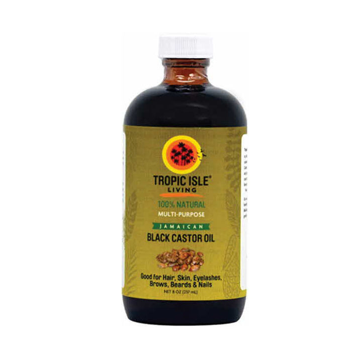 TROPIC ISLE LIVING 100% Natural Jamaican Black Castor Oil 8oz