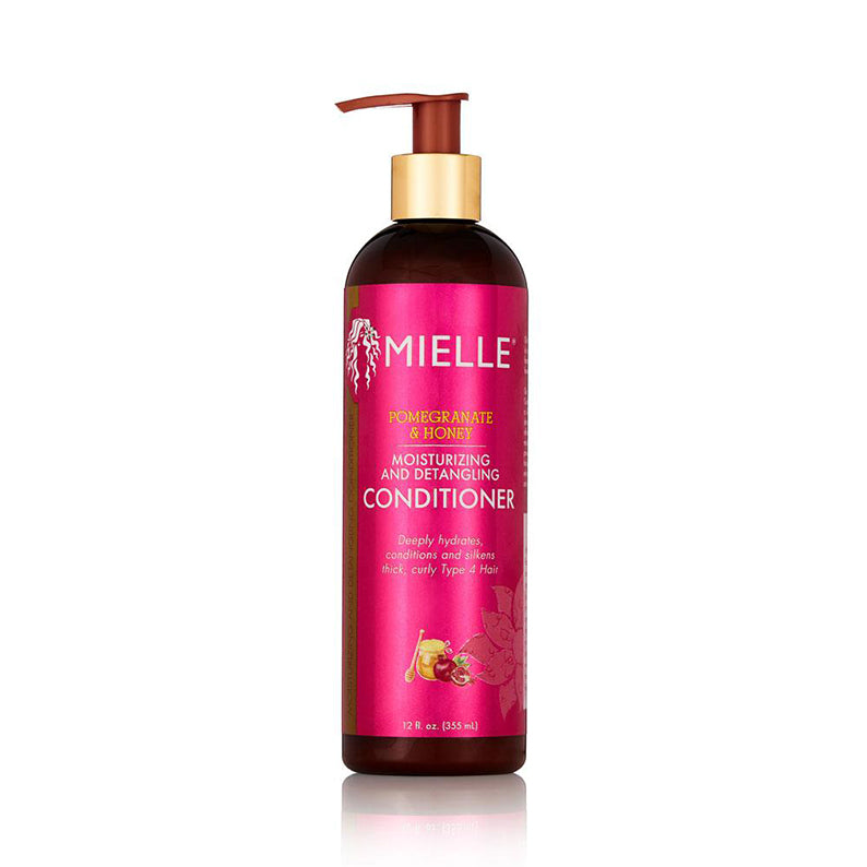 MIELLE organic pomegranate and honey conditioner 12 fl oz pump bottle moisturizing detangling for curly hair