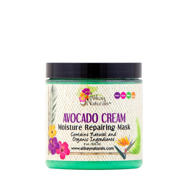 Masque réparateur hydratant à la crème d'avocat