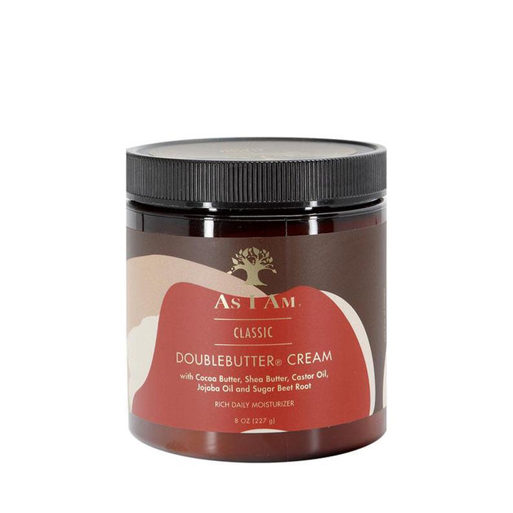 AS I AM Doublebutter Cream Rich Daily Moisturizer 8oz