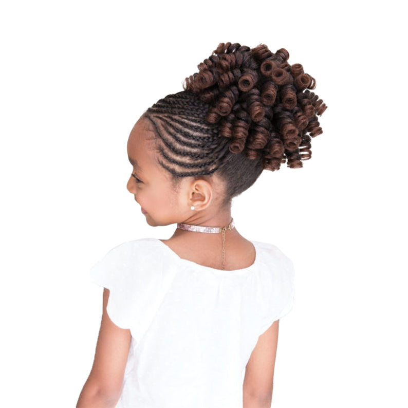 JANET COLLECTION Noir Everytime Kids Drawstring Lovely Kid Wand Curl