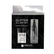 Absolute New York glitter makeup kit with glitter and primer for face and body all day wear