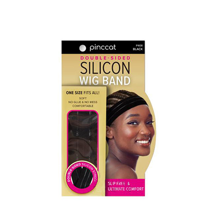 ABSOLUTE NEW YORK PincCat Silicon Wig Band [BLACK] #P408