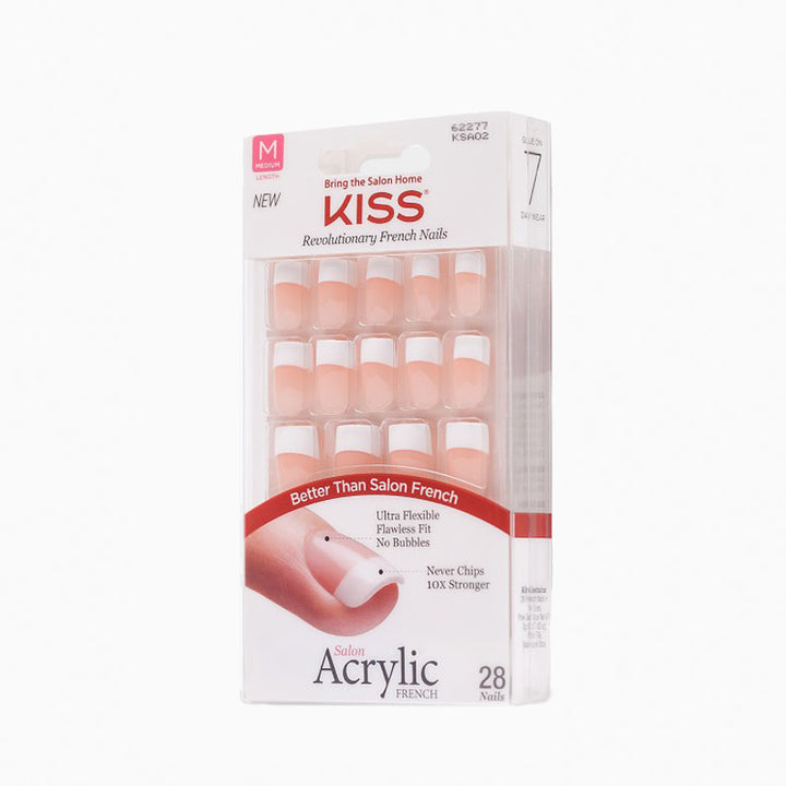 [Kiss] Salon Acrylic French - Ksa02C - Makeup