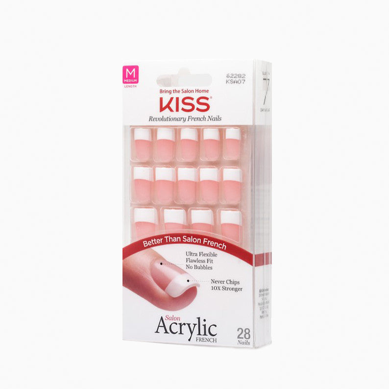 [Kiss] Salon Acrylic French - Ksa07 - Makeup