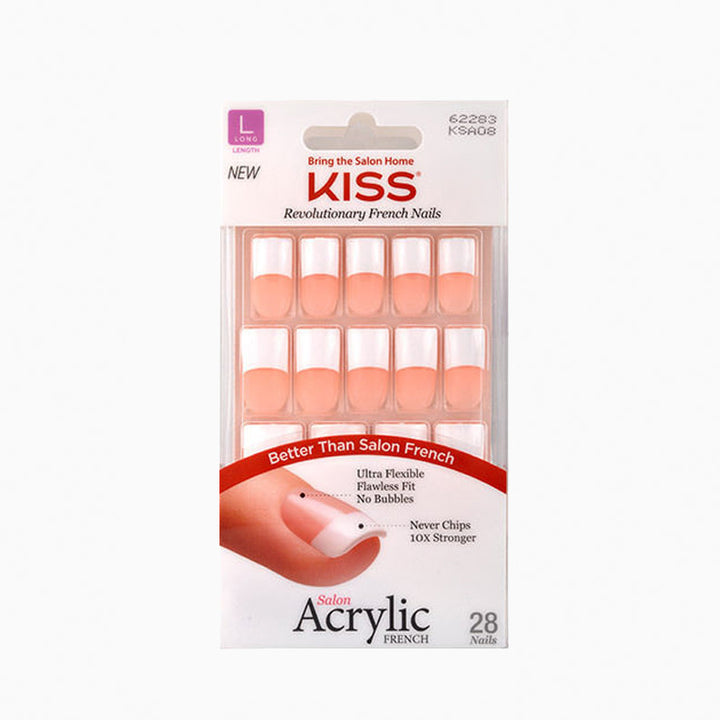 [Kiss] Salon Acrylic French - Ksa08 - Makeup