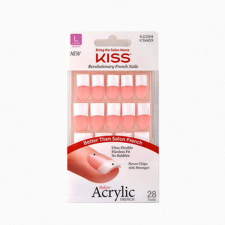 [Kiss] Salon Acrylic French - Ksa09 - Makeup