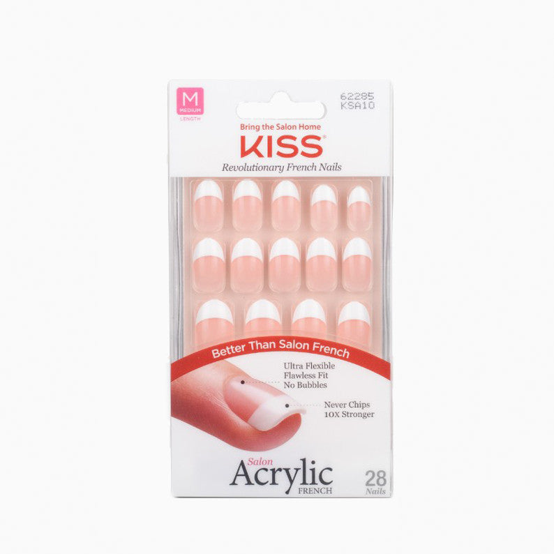 [Kiss] Salon Acrylic French - Ksa10 - Makeup